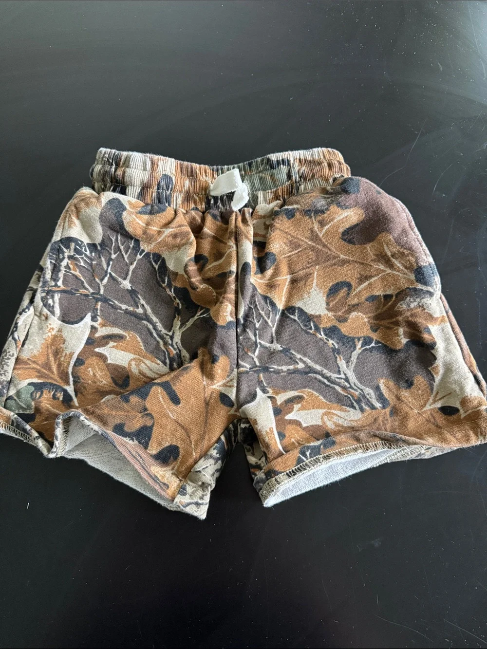 Little Bipsy Camo Leaf Print Shorts - Brown & Green